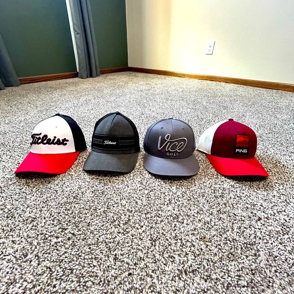 Golf Hats. Titleist Ping Vice